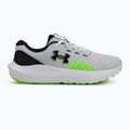 Under Armour Charged Surge 4, scarpe da corsa da uomo bianche/iper verdi/nere 2