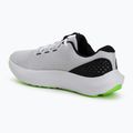 Under Armour Charged Surge 4, scarpe da corsa da uomo bianche/iper verdi/nere 3