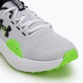 Under Armour Charged Surge 4, scarpe da corsa da uomo bianche/iper verdi/nere 7