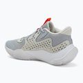 Under Armour Jet' 23 mod grigio/rosso/bianco scarpe da basket 3