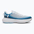 Under Armour Infinite bianco/blu elettrico/bianco scarpe da corsa da uomo 2