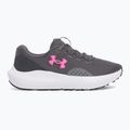 Under Armour Charged Surge 4, scarpe da corsa da donna in castlerock/antracite/rosa. 8