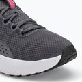 Under Armour Charged Surge 4, scarpe da corsa da donna in castlerock/antracite/rosa. 7