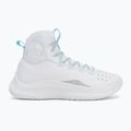 Under Armour CURRY 4 FLOTRO scarpe da basket bianco/stream/argento metallico 2