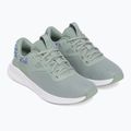 Under Armour Charged Aurora 2+ verde silice/bianco/metallico silice, scarpe da ginnastica da donna 10