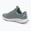 Under Armour Charged Aurora 2+ verde silice/bianco/metallico silice, scarpe da ginnastica da donna 3