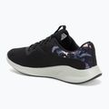 Under Armour Charged Aurora 2+ scarpe da allenamento da donna nero/verde idro/argento caldo metallico 3