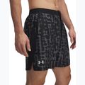 Pantaloncini da corsa Under Armour Launch 7" Print Uomo castlerock / antracite / riflettente 4