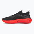 Scarpe Under Armour Phantom 4 nero/rosso lava/argento metallico da uomo 9