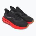 Scarpe Under Armour Phantom 4 nero/rosso lava/argento metallico da uomo 10