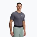 T-shirt da allenamento uomo Under Armour HG Armour Comp castlerock/white