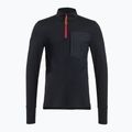 Felpa da corsa Under Armour Trail Run Quarter Zip nero/riflettente da uomo