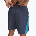 Pantaloncini da corsa Under Armour Launch Pro 7" da uomo grigio acquazzone / blu etere / riflettente 4
