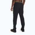 Pantaloni da corsa Under Armour Storm Run da uomo nero / giallo alta visibilità / riflettente 3