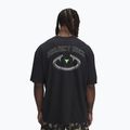 Maglietta Under Armour Project Rock Hwt nero/bianco clay da uomo 2