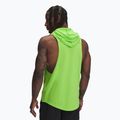 Felpa Under Armour Project Rock Wire SL da uomo verde cyber / nero 2