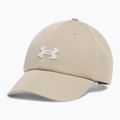 Cappellino con visiera da donna Under Armour Blitzing Adj city khaki/white quartz