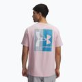 Maglietta Under Armour 60/40S Evol Logo prime uomo rosa/blu scuro/bianco 2