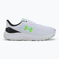Under Armour Charged Pursuit 4 bianco/nero/verde ipersonico scarpe da corsa da uomo 2