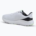 Under Armour Charged Pursuit 4 bianco/nero/verde ipersonico scarpe da corsa da uomo 3