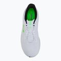 Under Armour Charged Pursuit 4 bianco/nero/verde ipersonico scarpe da corsa da uomo 5