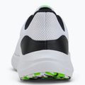 Under Armour Charged Pursuit 4 bianco/nero/verde ipersonico scarpe da corsa da uomo 6