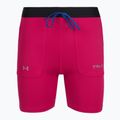 Pantaloncini da donna Under Armour Trail Run Fitted shaded fuchsia/black