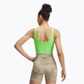 Under Armour Project Rock Fitted Bra Canotta da allenamento cyber green / cyber green 3