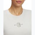 Maglietta Under Armour Project Rock Campus da donna, colore bianco/crema/nero 3