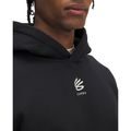 Felpa con cappuccio Under Armour Curry Splash Uomo nero/bianco clay 3