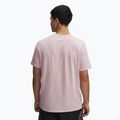 Maglietta Under Armour Sportstyle da uomo con petto sinistro rosa/bianco 2
