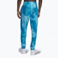Pantaloni Under Armour Rival Terry Printed Jogger da uomo blu etere/bianco anice 3