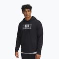 Felpa Under Armour Rival Terry Logo uomo nero/castano/bianco