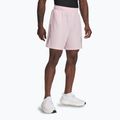 Pantaloncini da allenamento Under Armour Woven Wordmark prime rosa/nero da uomo