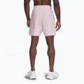 Pantaloncini da allenamento Under Armour Woven Wordmark prime rosa/nero da uomo 3