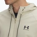 Giacca da allenamento Under Armour Vibe Woven cachi base/nero 3
