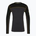Maglia termica a maniche lunghe da uomo Smartwool Classic Thermal Merino Base Layer Colorblock Crew Boxed charcoal/honey gold 4