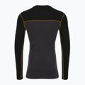 Maglia termica a maniche lunghe da uomo Smartwool Classic Thermal Merino Base Layer Colorblock Crew Boxed charcoal/honey gold 5