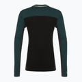 Maglia termica a manica lunga da uomo Smartwool Classic Thermal Merino Base Layer Colorblock Crew Boxed twilling blue/black 3