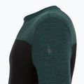 Maglia termica da uomo Smartwool Classic Thermal Merino Base Layer Colorblock Crew Boxed twilling blue/black 5