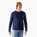 Maglia a maniche lunghe da trekking uomo Smartwool Perfect Crew deep navy