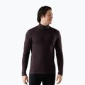Felpa termica uomo Smartwool Classic Thermal Merino Base Layer 1/4 Zip Boxed mink heather