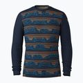 Maglia termica da uomo Smartwool Merino 250 Baselayer Crew Boxed deep navy geo peaks 3