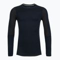 Maglia termica da uomo Smartwool Intraknit Thermal Merino Baselayer Colorblock Crew deep navy/charcoal