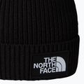 Cappello invernale per bambini con polsino a scatola con logo The North Face 2