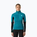 Felpa donna The North Face Polartec Powergrid Stormgap grigio antracite/tnf nero