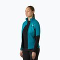 Felpa donna The North Face Polartec Powergrid Stormgap grigio antracite/tnf nero 4