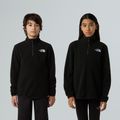Felpa in pile per bambini The North Face Teen Glacier 1/4 Zip nera 3