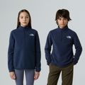 Felpa in pile per bambini The North Face Teen Glacier 1/4 Zip summit navy 3