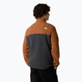 Felpa da uomo The North Face Yumiori 1/4 Zip asphaltgrey/burntumber/summitgold 3